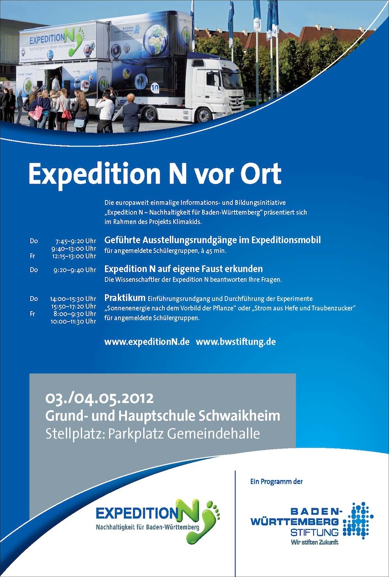 ExpetitionN-Plakat-Klimakids-Schwaikheim
